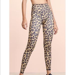 Adam Selman sport French cut leggings leopard